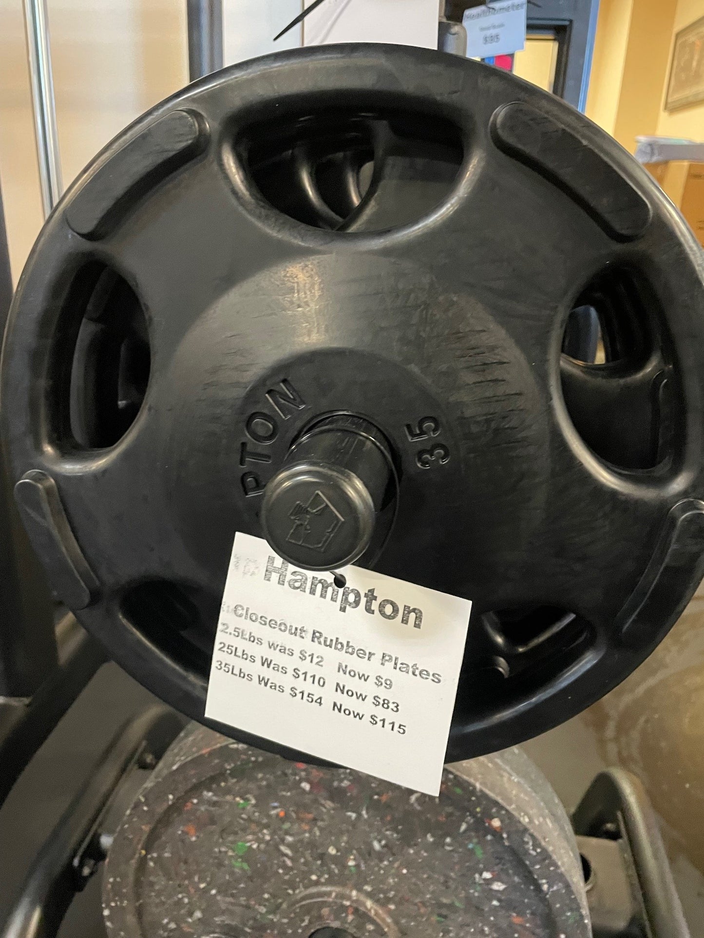 Closeout Hampton Rubber Plates