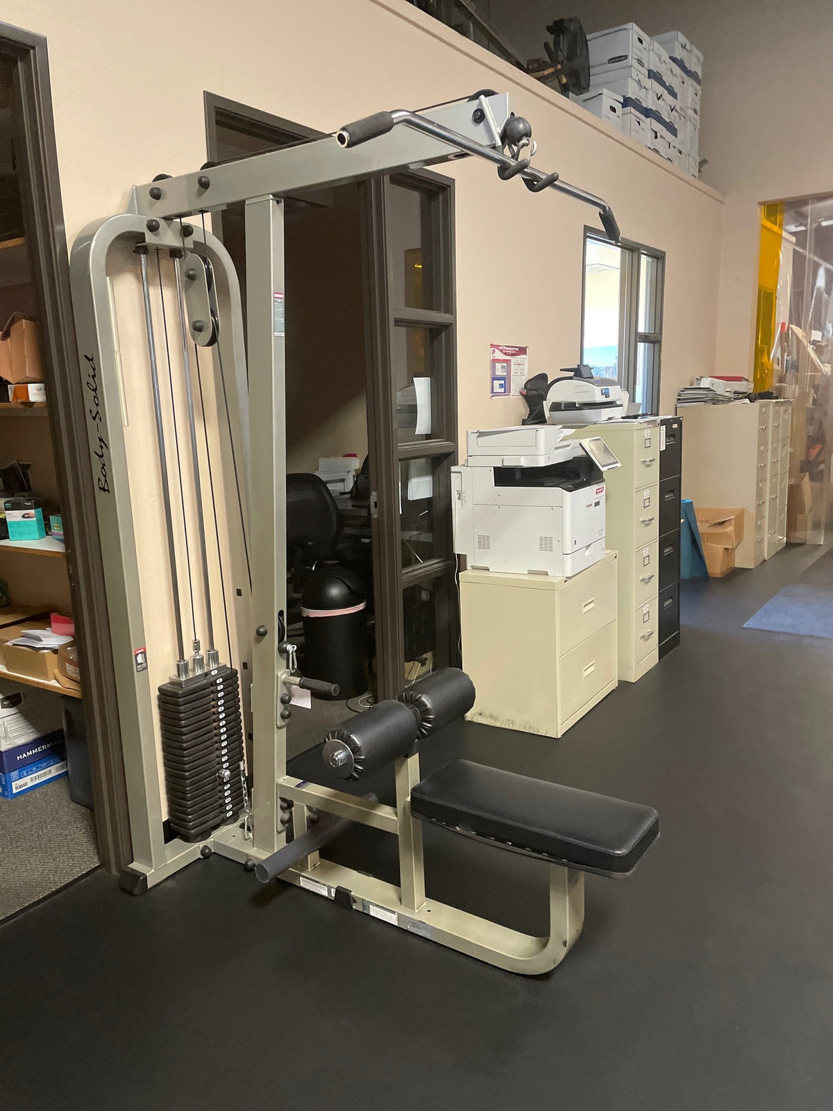 Used Body Solid Lat Pull Down Mid Row