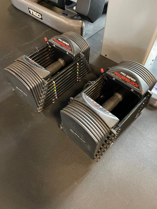 Demo Powerblock Pro series 50lbs Adjustable Dumbbells