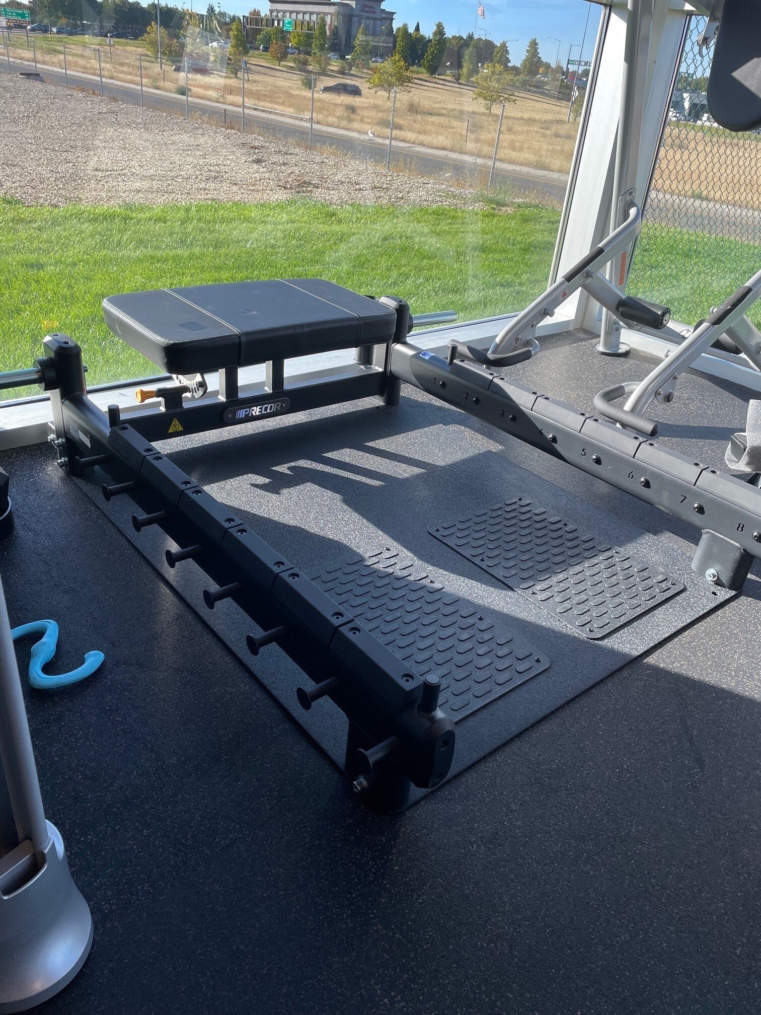 Precor Glute Bridge Bench – Gym Outfitters Fitness Equipment