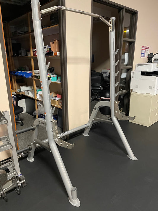 Used Hoist Squat Rack with Safety Tiers
