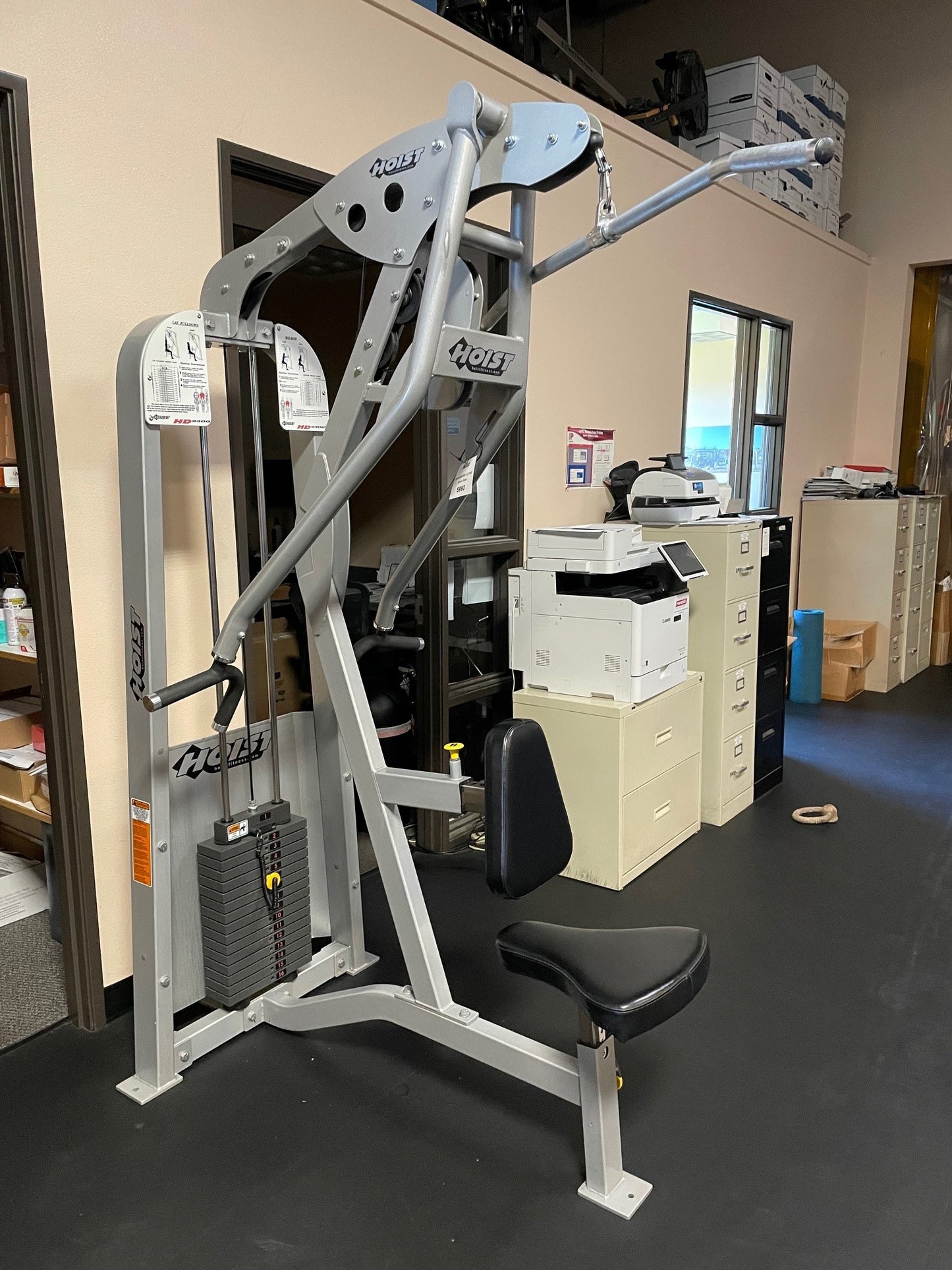 Used HD-2300 Lat Pull Down and Mid Row
