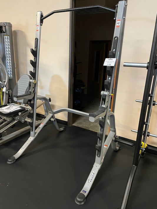 Used Hoist Squat Rack with Safety Tiers