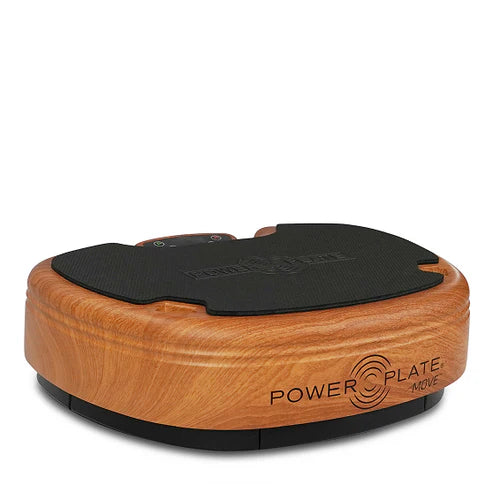 Power Plate MOVE Vibration Plate in Wood Finish