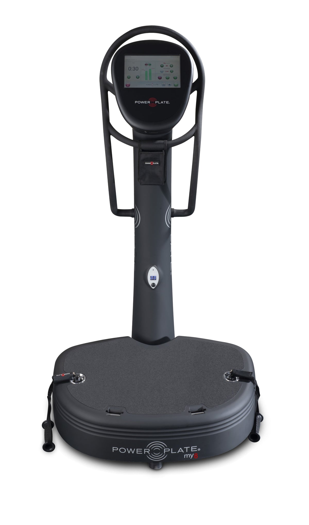 Power Plate my8 vibration plate, front view