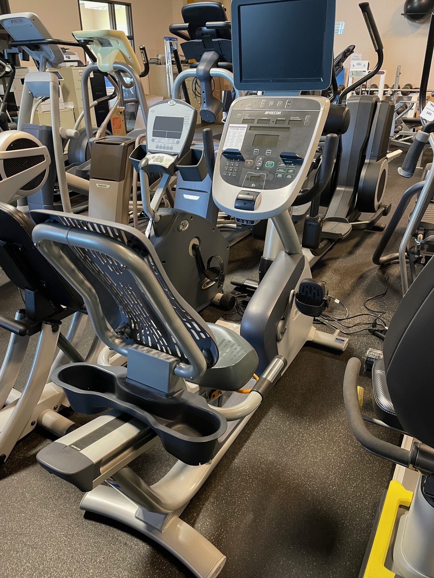 Used Precor RBK 835 Recumbent Bike