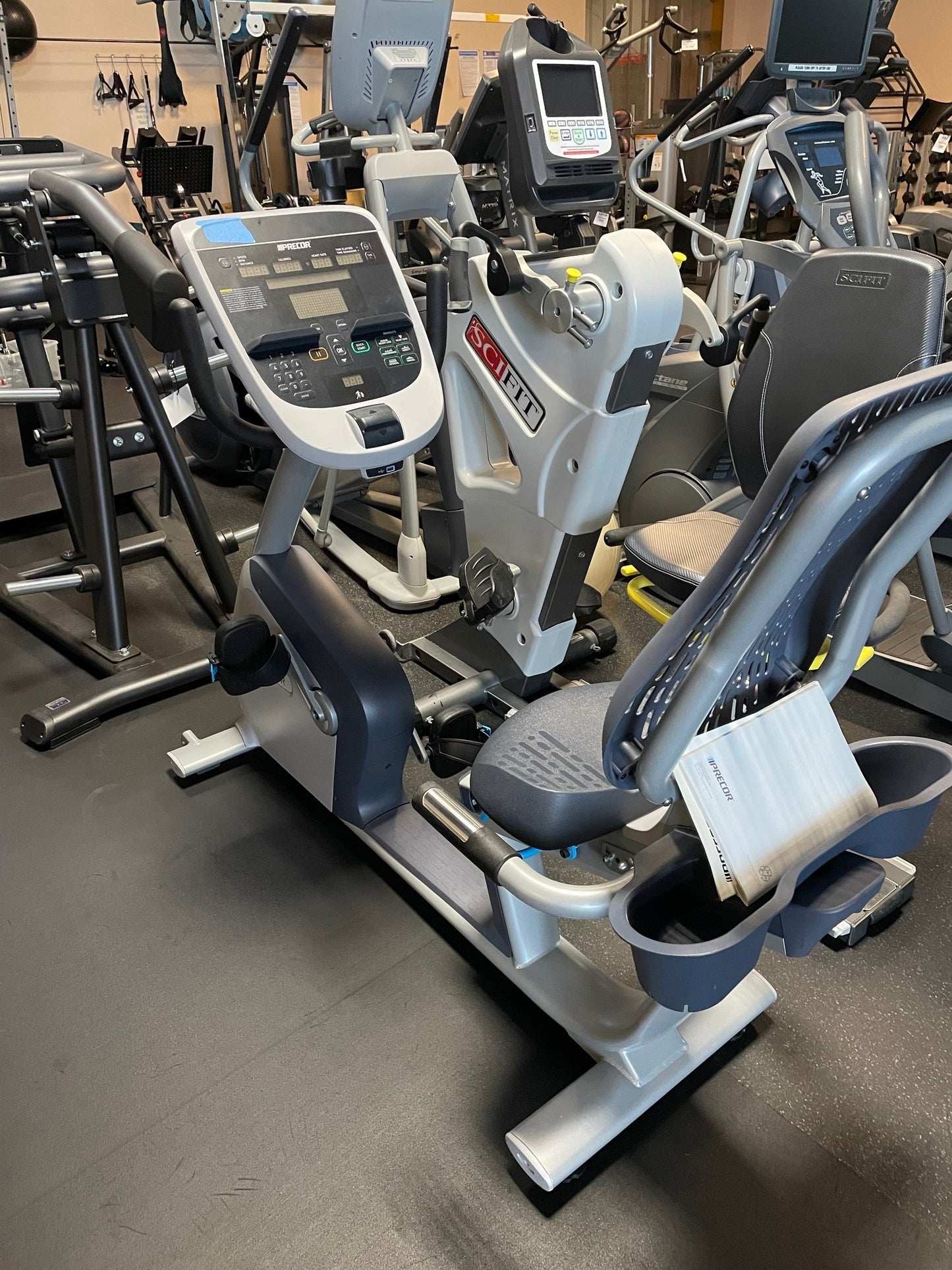 Used Precor RBK 835 Full Commercial Recumbent Bike