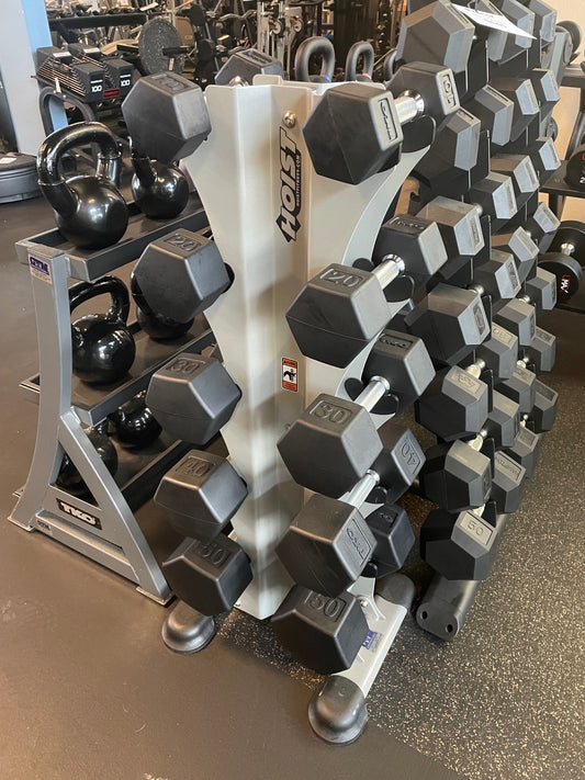 New TKO Dumbbells with New Vertical Stand