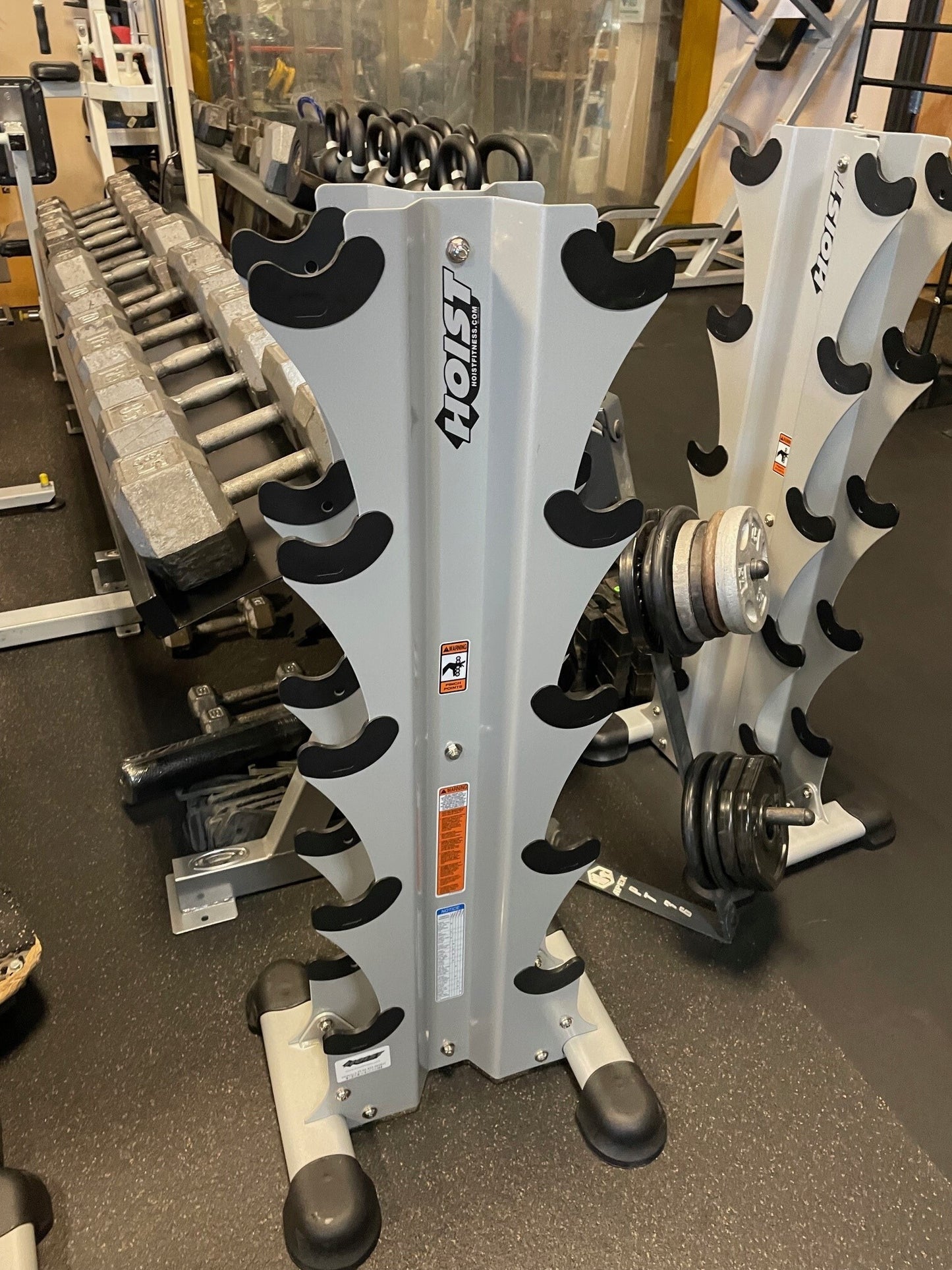 New Hoist 5 Pair Vertical Dumbbell Rack